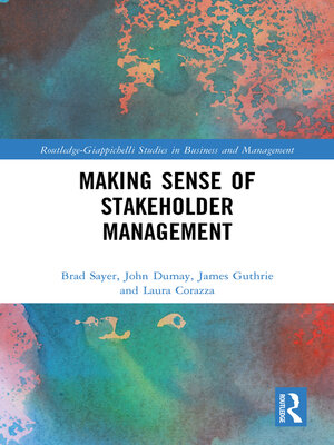 cover image of Making Sense of Stakeholder Management